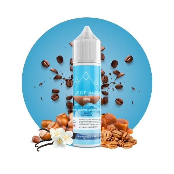 E-LIQUIDE DÔME (80 ml, 0 mg/ml, 30/70) - Photo 1