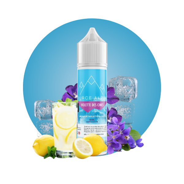 E-LIQUIDE VIOLETTE DES CIMES (80 ml, 0 mg/ml, 30/70) - Photo 1