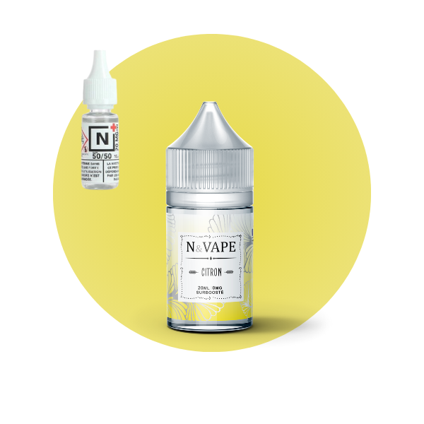 E-LIQUIDE CITRON (30 ml, Kit 3 mg/ml, 50/50) - Photo 1