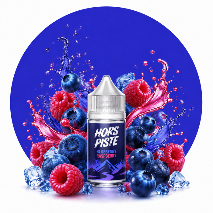 E-LIQUIDE BLUEBERRY RASBERRY (30 ml, 0 mg/ml, 50/50) - Photo 1