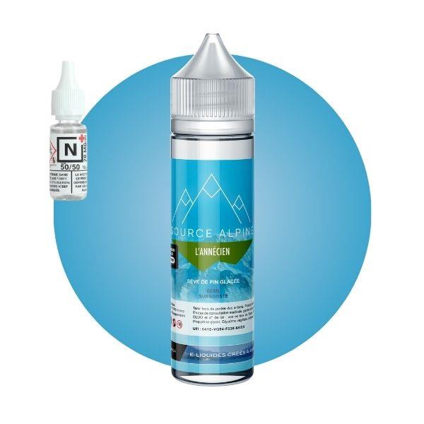 E-LIQUIDE L&#39;ANNECIEN (80 ml, 3 mg/ml, 30/70) - Photo 1