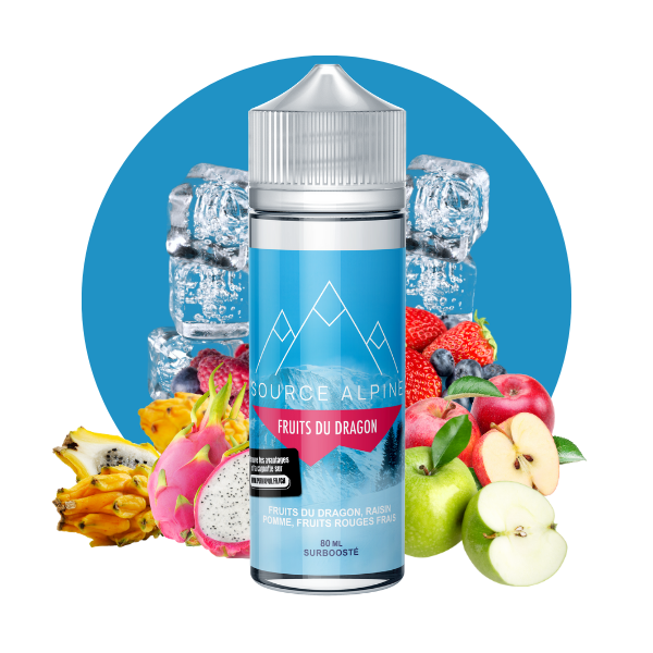 E-LIQUIDE FRUIT DU DRAGON (80 ml, 0 mg/ml, 30/70) - Photo 1
