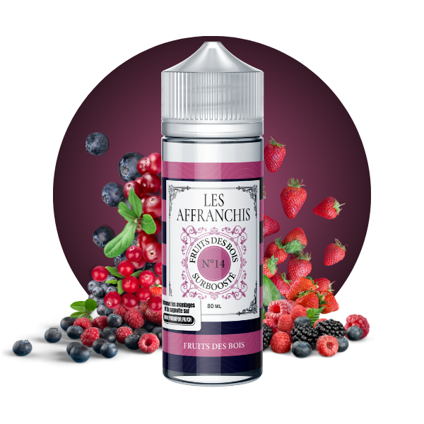 E-LIQUIDE FRUITS DES BOIS N°14 (80 ml, 0 mg/ml, 30/70) - Photo 1
