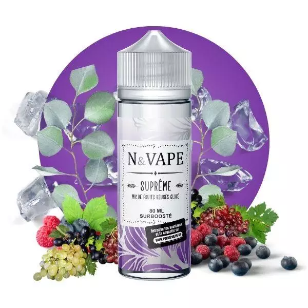 E-LIQUIDE SUPREME NVAPE (80 ml, 0 mg/ml, 30/70) - Photo 1