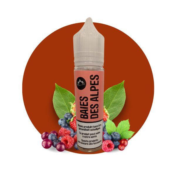 E-LIQUIDE BAIES DES ALPES 100% VÉGÉTALE